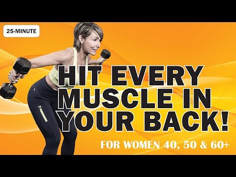 The Best Back & Biceps Workout with Dumbbells for Home For Women Over 40