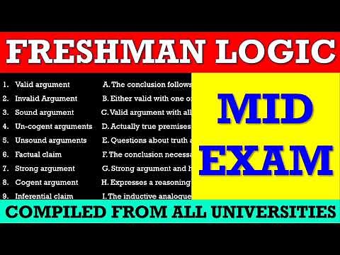 Freshman Logic Midexam