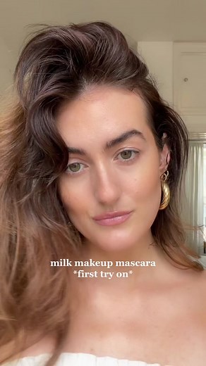 @milkmakeup RISE mascara try on!! so far so good 😏 my lashes are growing out from a lift so the curl isn’t as dramatic as I want it to be !! will report back after a few more wear tests 🤓 #milkmakeup #milkmakeuphacks #milkmakeupmascara #mascarareview #mascararoutine #mascaratryon #mascaratest #naturalmascara