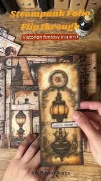 Steampunk Folio | Kit Flip-Through #scrapbookingph #JunkJournalKit