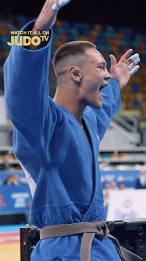 Aleks KRIVEC 🇸🇮 claims the gold in -81kg. 🥇 #cadet #sports #judo #champion