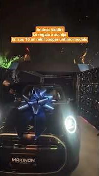 Andrea Valdiri gives her daughter a brand new Mini Cooper for her 15th birthday