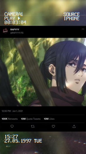 “Mikasa Crying at Eren’s Grave 💔 | Attack on Titan Final Scene | AOT Shorts”#shorts #aot