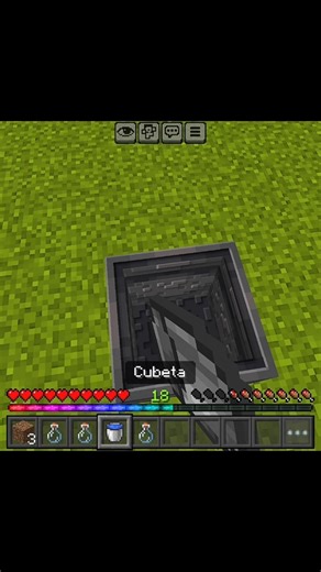 Agua infinita con 1 solo cubo de agua #minecraft