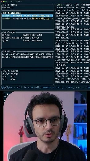 Handling Docker containers visually in the terminal