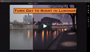 Turn Day to Night in Luminar