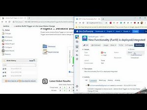 Jenkins [Automation] Build Trigger on Jira Ticket/User Story/Defect Status Change