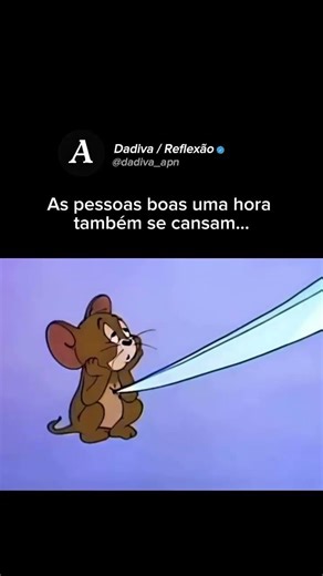 as pessoas boas uma hora também se cansam... #tomejarry #desenho #pensamentos #pensativo