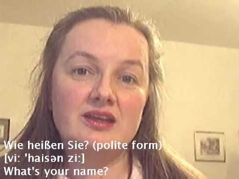 Say it in German 1: What's your name? - Learn German easily