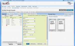 Concur - Multiple Receipts