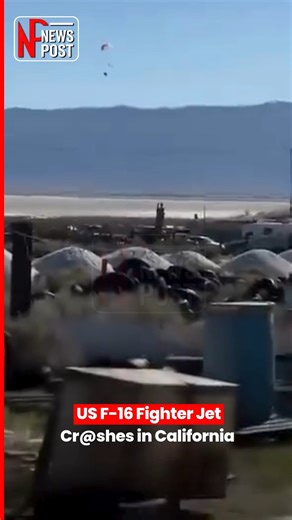 US F-16 Fighter Jet Cr@shes in California A U.S. Air Force F-16C Fighting Falcon from the elite Thunderbirds squadron plunged into the Mojave Desert near Trona, California, on December 3, 2025, erupting in a massive fireball during a routine training flight. The dramatic incident unfolded around 10:45 a.m. over controlled airspace, about 180 miles north of Los Angeles and south of Death Valley— a hotspot for military drills due to its vast, unpopulated terrain. Eyewitness videos captured the jet