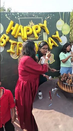 Celebrating Lavanya's Birthday at Barbecue Culture Rajkot #rovingfamily