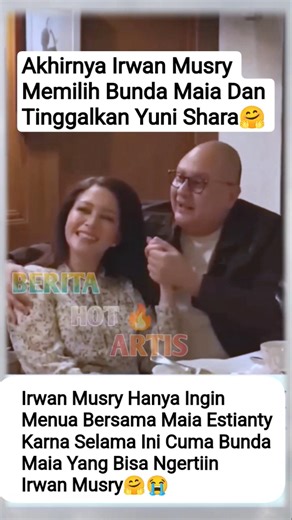 IRWAN MUSRY DAN MAIA ESTIANTY SEPAKAT RUJUK🤗#irwanmussry #maiaestianty #yunishara #beritaviral #fyp