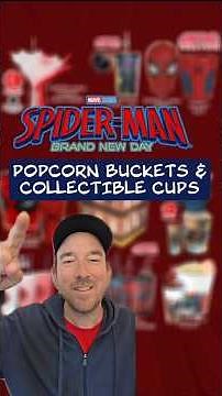 These Spider-Man Popcorn Buckets are AMAZING 🍿🥤 #spiderman #brandnewday