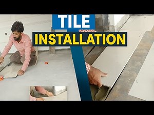 How to Install Floor Tiles Like a Pro | Step-by-Step Guide | Perfect Tile Cutting & Installation