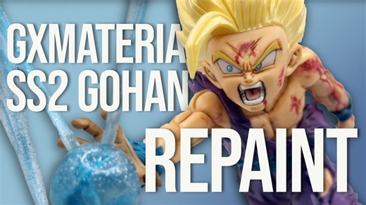 Custom Painted DBZ GxMateria SS2 Gohan Figure — Full Reveal!