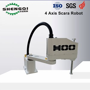 [Hot Item] Desktop Small 4 Axis Scara Industrial Robot Arm Robotic Dispensing Sorting Assembling
