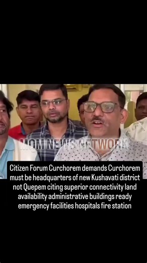 MQM_News_Network on Instagram: "Curchorem accepting South Goa garbage at Cacora plant mining burden pollution sacrifices deserve reward. BJP Yuva Morcha traders professionals support demand.#Goa #Curchorem #Kushavati #DistrictHeadquarters"