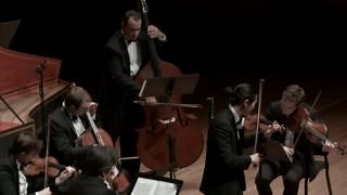 Bach’s stately Violin Concerto in A minor, BWV 1041 ranks among the Baroque composer’s most enduring and celebrated concertos. Its form and melodic sensibility demonstrates the influence of Bach's Italian contemporary Vivaldi, whose work Bach studied carefully and sometimes quoted directly. This December 2017 performance features Sean Lee as violin soloist, with Aaron Boyd (violin I), Chad Hoopes (violin II), Matthew Lipman (viola), Brook Speltz (cello), Anthony Manzo (double bass), and Michael