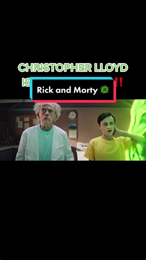 Christopher Lloyd Debuts Live-Action Rick and Morty Clip Ahead of Season 5 Finale