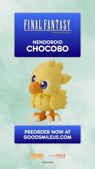 Kweh! The iconic Chocobo from “FINAL FANTASY” joins the Nendoroid line! This loyal avian sidekick is ready to support your party and take flight in your collection. Preorders open now at GOODSMILE ONLINE SHOP US!Shop: https://t.co/FB6McB1lQ1#FINALFANTASY #Goodsmile