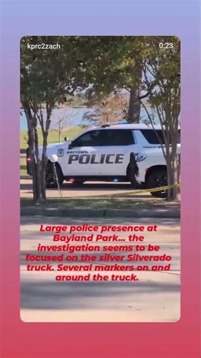 Large police presence in Baytown