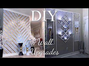 WALL UPGRADES IN A RENTAL! HOW TO COVER LARGE WALLS| HOME IMPROVEMENT DIY