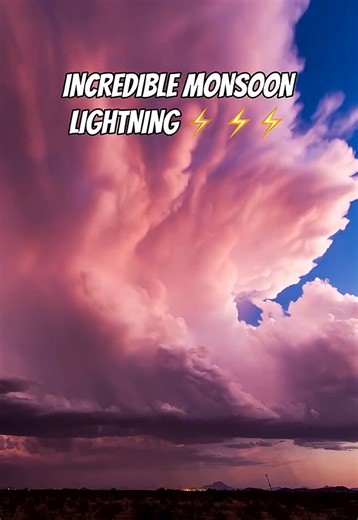 Monsoon lightning at its best: Stunning storm footage