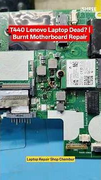 Lenovo Laptop Dead? Shorting Issue Repair | Burnt Motherboard Repair #motherboard #deadlaptop
