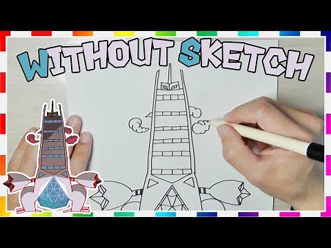 How to draw Gigantamax Duraludon | Pokemon easy drawing