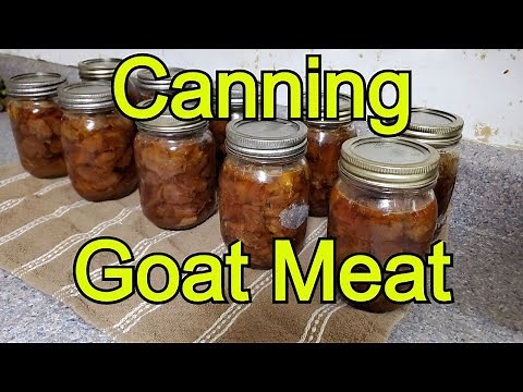 Canning Goat Meat (Raw Pack)