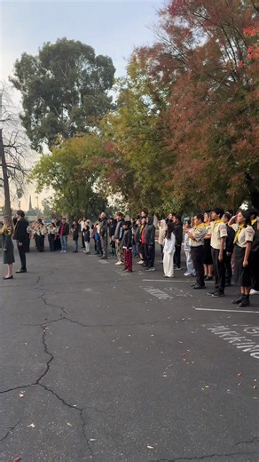 Flag Raising ceremony #cccpathfinder2025 | Diamond Bitzer