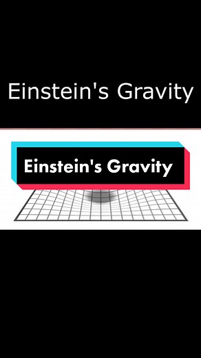 Einstein's visualization of Gravity #science #universe #physics #space #gravity #einstein