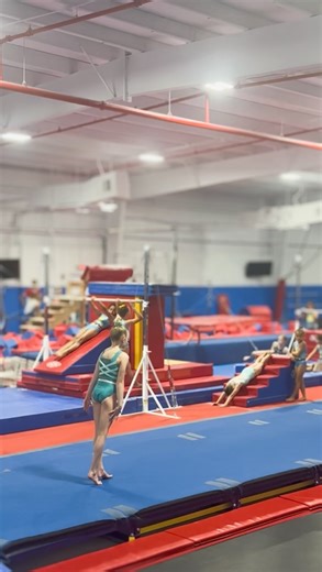 Lennox / Danahia Hill on Instagram: "We felt like this tumbling pass deserved a permanent spot on Lennox’s feed 🙌🏻 Her first time putting it altogether on rod floor 👏🏻 #tumbling #newtumblingskill #gymnasticsgirl #newskill #gymnastics #fyp"