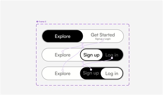 Interactive NavBar Component