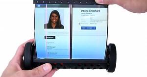 Roll-up tablet is both cutting-edge and mega-retro