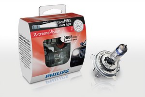 Philips X-tremeVision Headlight Bulb Puts Up to 100% More Light on the Road