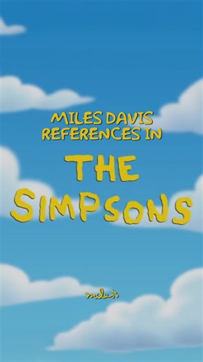 Miles made it all the way to Springfield 🎺 From subtle nods to full-on references, The Simpsons has tipped its hat to Miles Davis, showing how far his influence travels beyond jazz and into pop culture history. Proof that cool is timeless. | Miles Davis