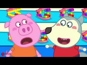 Wolfoo Learns ABC Alphabet with Pop It Toy Car Educational Videos for Kids Wolfoo Channel