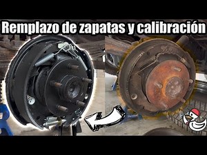 How to change brake shoes and calibrate rear brakes.