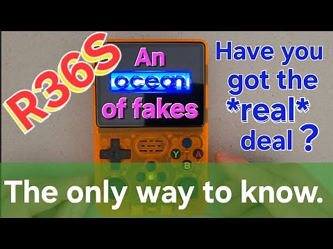R36S: Real or fake? There's only one way to 100% know for sure.