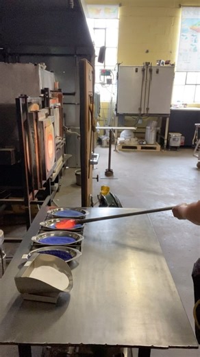 1.8K views · 97 reactions | Good morning! Hope you’re enjoying your Sunday so far. Got a brand new process video for you today. I hope you enjoy. Blue starry night inspired ornaments are in production… it’s never to early to start prep for Christmas  #glassblowing #wholesale #ladygaffer #blownaway #glassart #fineart #puremichigan | Dreaming Tree Glass | Facebook