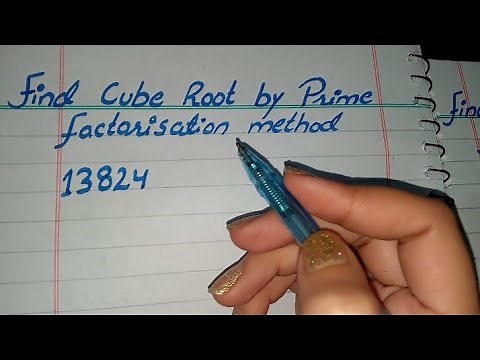 Cube Root by Prime Factorization Method | Find the Cube Root of 13824 by Prime Factorisation method