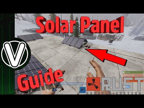 Rust Console Edition | How To Setup Root Combiners And Solar Panels *Very Easy* (Rust Guides)