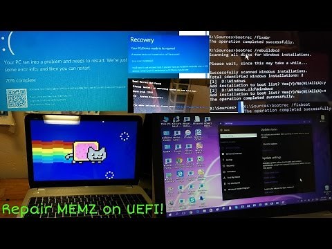 Repair from MEMZ on a UEFI computer!