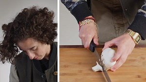 50 People Try to Make Garlic Paste