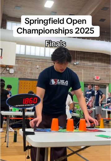 Cup Stacking Competition Highlights: Springfield Open 2025