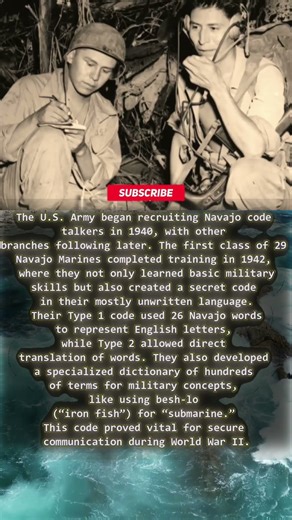 How Navajo Code Talkers Saved WWII! 🗣️⚡ #shorts