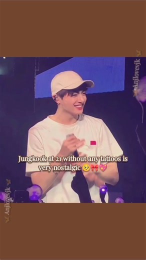 Jungkook at 21 without any tattoos is very nostalgic 🥺🎀💖#kpop #jk #jungkook #bts