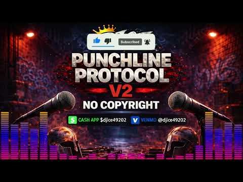 Punchline Protocol V2 Freestyle Rap Cypher Beat 100 BPM Boom Bap Hip Hop Instrumental No Copyright